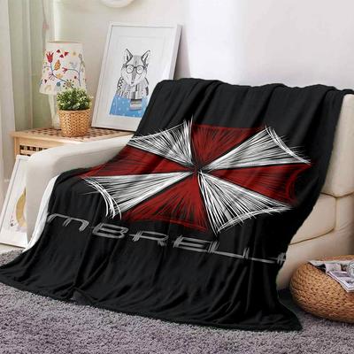 1pc Umbrella Corporation Soft Flannel All-Season Throw for Home, Office, Outdoor UseDurable Comfort  100490