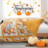 Thanksgiving Patchwork Duvet Cover Set King SizeFall Farm Duvet Cover Turkey Pumpkin Sunflower CoverAutumn Harvest Themed