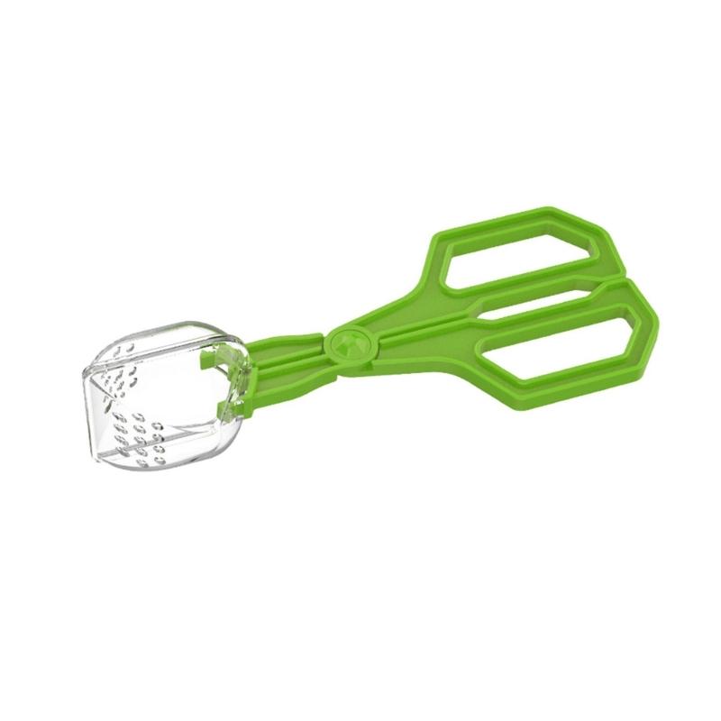 Plastic Insect Capture Tongs For Reptiles Care Feeder Pliers Clear Ergonomic Tool Gentle Feeding Solution Easy Cleaning