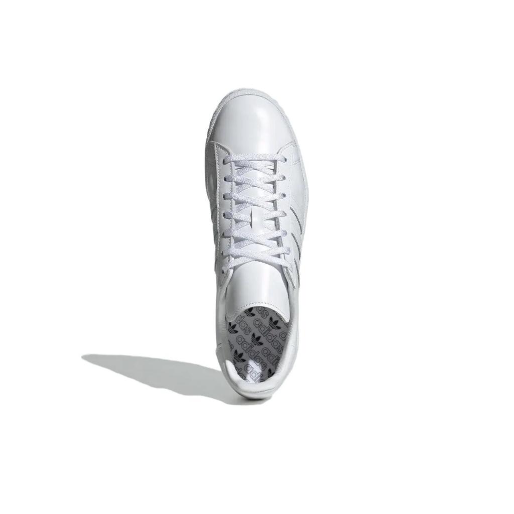 adidas Campus 80s Triple White Unisex Sneakers Footwear-White JR2740