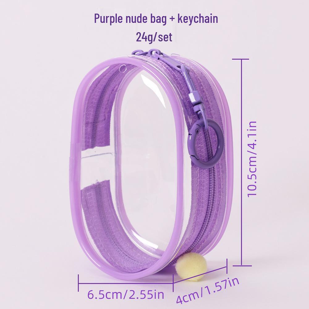 10cm Doll Stroller Transparent Display Bag for Blind Box Storage