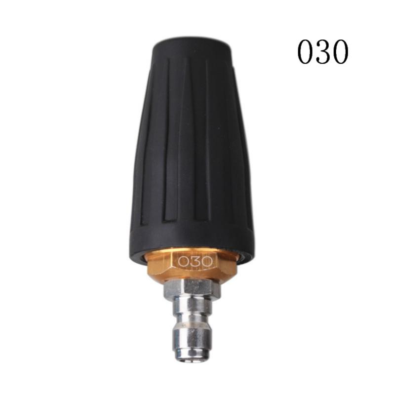 

1Pcs Ceramic Valve High Pressure Washer Turbo Nozzle 360 Degree Rotating With 1/4 Quick Connector 2.5/3.0/3.5/4.0/4.5 Gpm Orifice