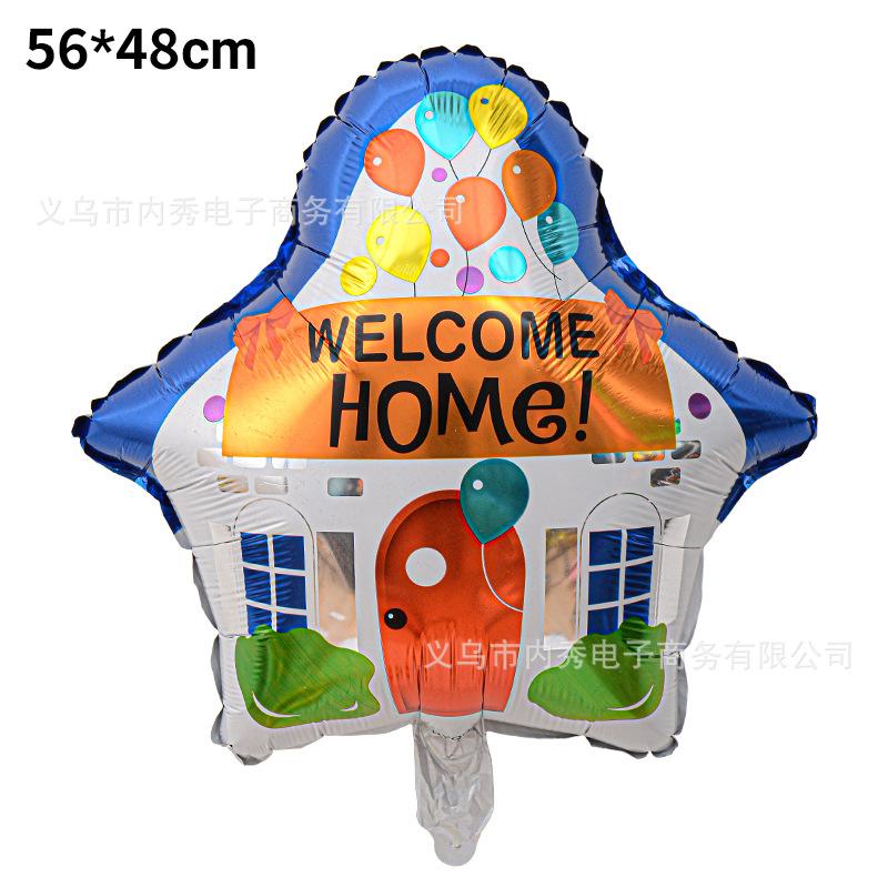 Welcome Home! Welcome Home Alphabet Balloon School Party Balloon Set Aluminum Film Balloon