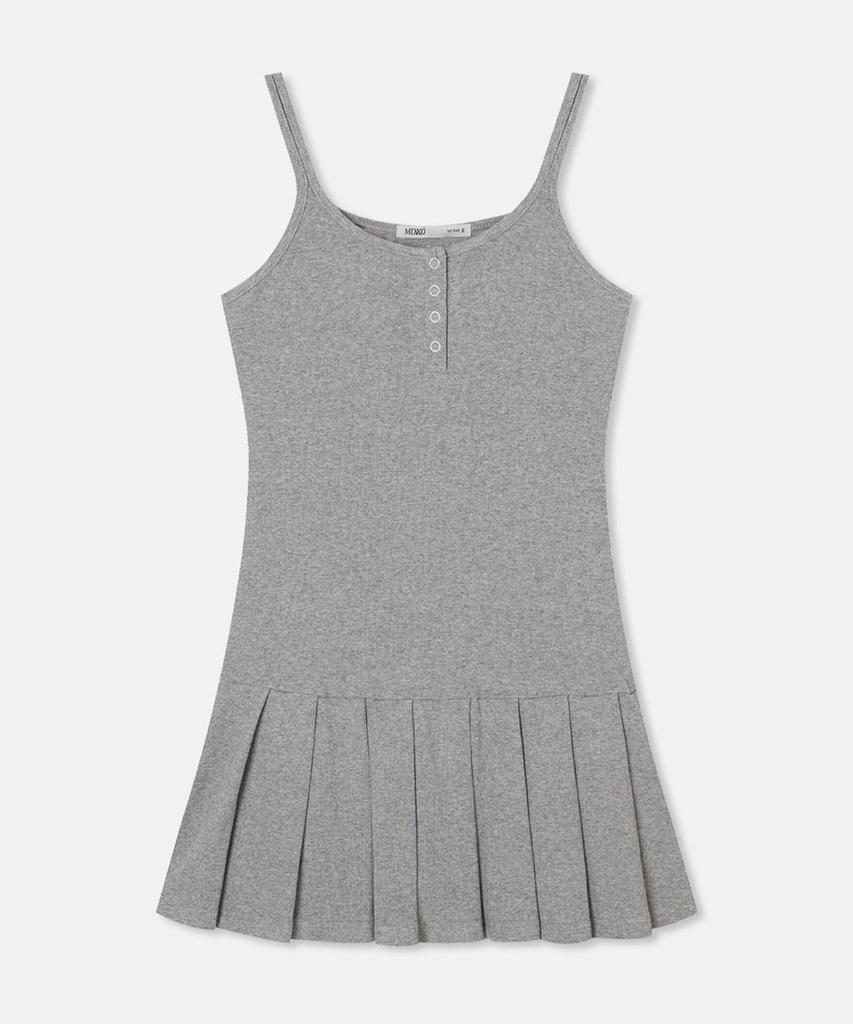 MIXXO Pleated Layered Mini Dress Re Omg509G_Miwomg70Qg