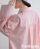 antiqua Women's Tulle Layered Shirt, Long Sleeve, ESA-00207, One Size 33, Pink
