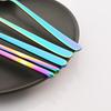 4pcs Colorful Dinnerware Set Knife Fork Spoon Chopsticks Cutlery Set Mirror Stainless Steel Flatware Western Kitchen Tableware