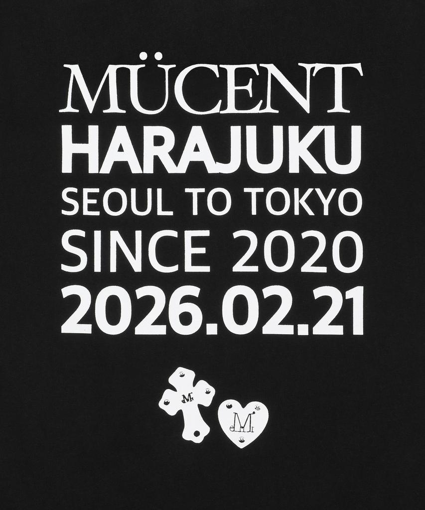 MUCENT From Harajuku Back Lettering Short Sleeve T-Shirt (2 Colors)