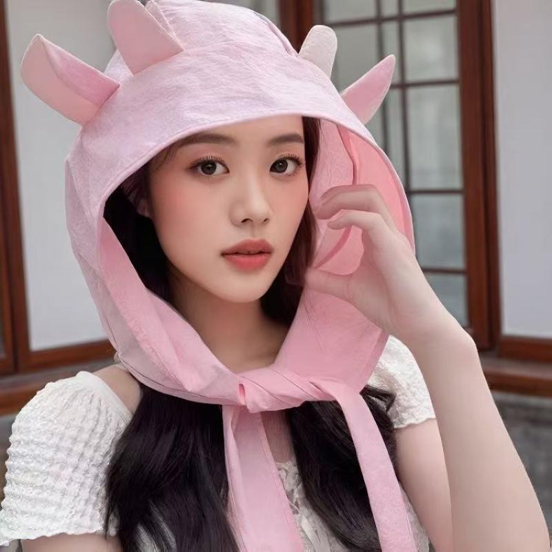 Playful Devil Hat with Quick Dry Comfort for Daily and Outdoor Use