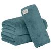Towel Laboratory Mini Bath Dark Set of JapanTechnology [Naturally Soft] #024 Towels, Blue, 3, Soft, Thick, Smooth, Long-Lasting, Fast-Absorbent,
