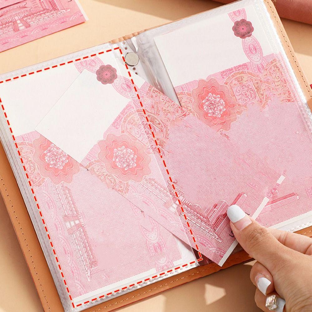 With Password Lock Budget Binder with Lock Wallet Storage Account Book  Girls Boys