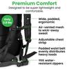 COR Surf Travel Backpack  Flight Approved Carry-On Laptop Backpack with Secret Passport Pocket  Island Hopper (28L, Lava Red)