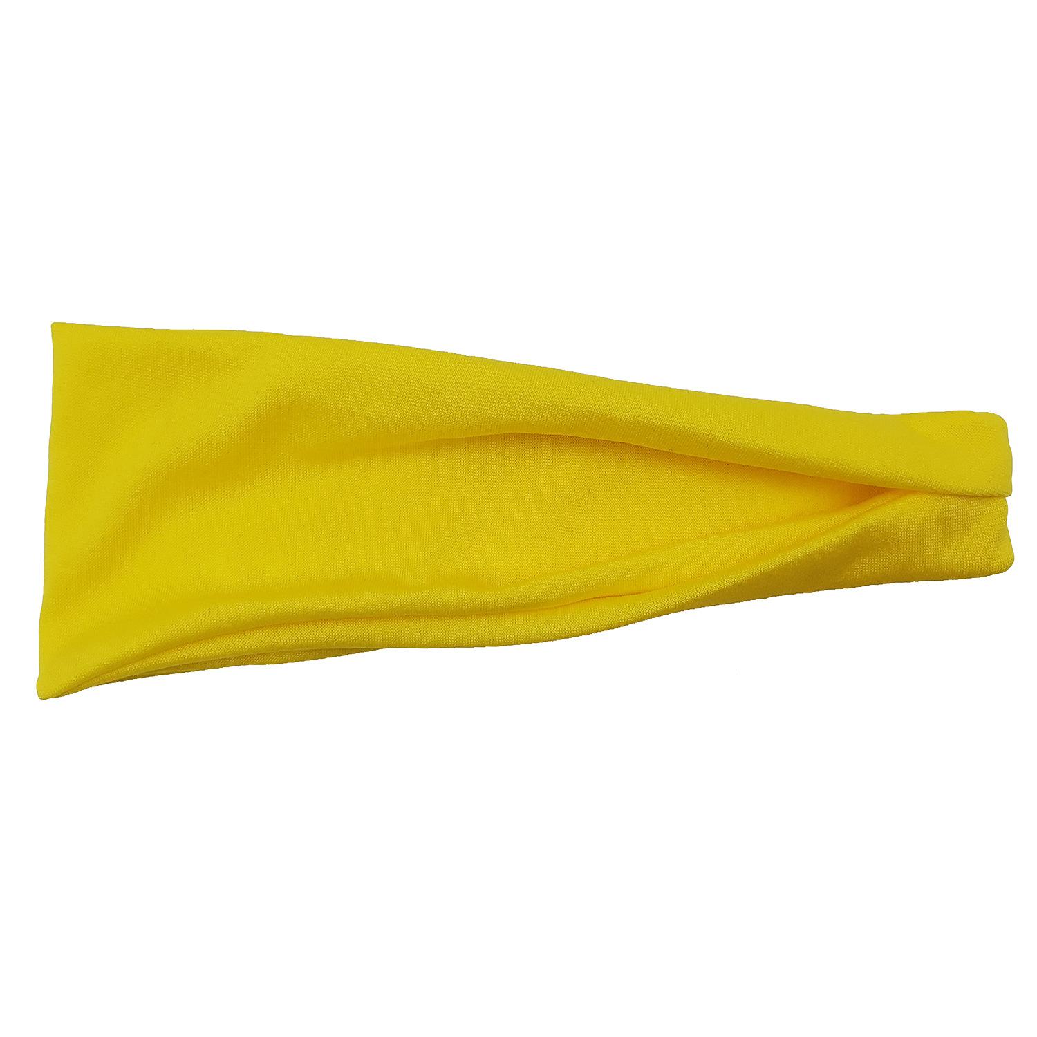 

Женские однотонные эластичные повязки для волос, повязка на голову для йоги, модный тюрбан, обруч для макияжа, винтажная повязка на голову, аксессуары для волос