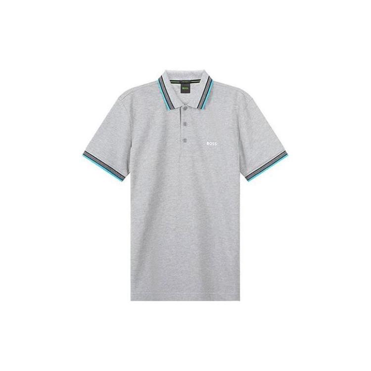 HUGO BOSS SS23 Polo Shirt Men's Gray 50468983-063