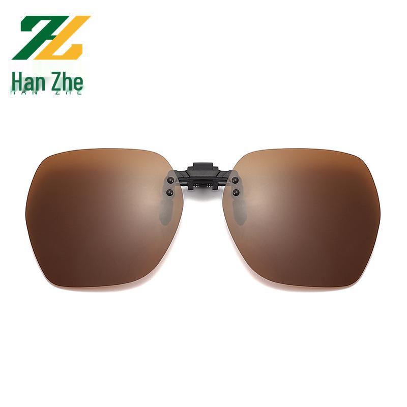 Polarized Flip-up Clip-on Sunglasses for Myopia, Night Vision & Driving - Unisex