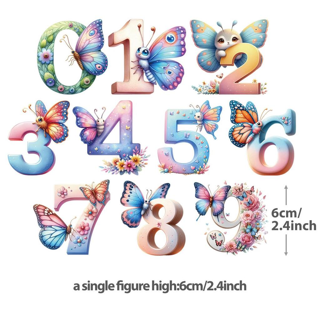 Blomsteralfabet Termiske klistremerker Hot Tear Ord Svart Gull Striper Varmepress Applikert gjør-det-selv-tilbehør-klistremerke Påstrykningsoverføringer