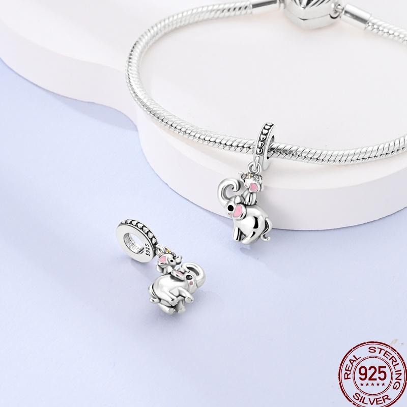 100% Copper Cute Pet Animal Owl Cute Puppy Pink Kitten Charm Beads Suitable For 3Mm Original Bracelet Diy