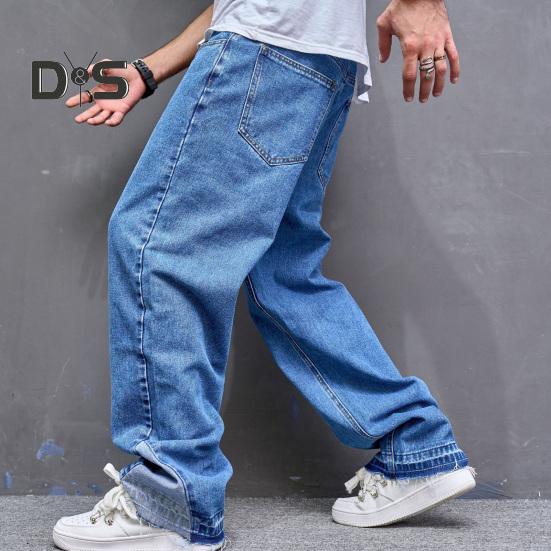 Jeans Pour Hommes, Poches à Cordon élastique, Design, Pantalon En Denim, Couleur Unie, Décontracté, Cargo, Sarouel, Printemps Automne – Acheter Les Meilleurs Produits Dans La Boutique En Ligne