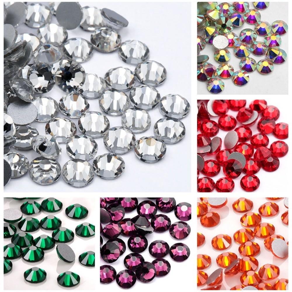 1440Pcs Crystal Flatback Rhinestones Glue On DIY Accessories New Nail Art Decorations Jewelry