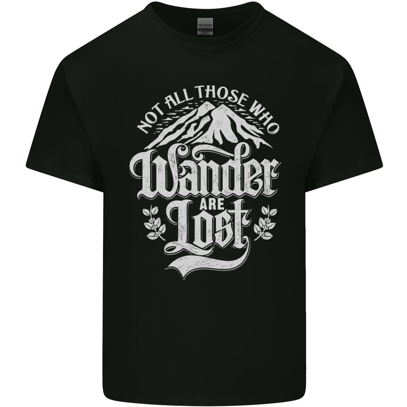 Not All Those Who Wander Are Lost Trekking Mens Light Cotton T-Shirt 4XL