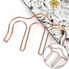 Novel Hollow Metal Music Piano Bookholder Bookmark Page Paper Clip Memo Clip School Office Stationery Bookmark