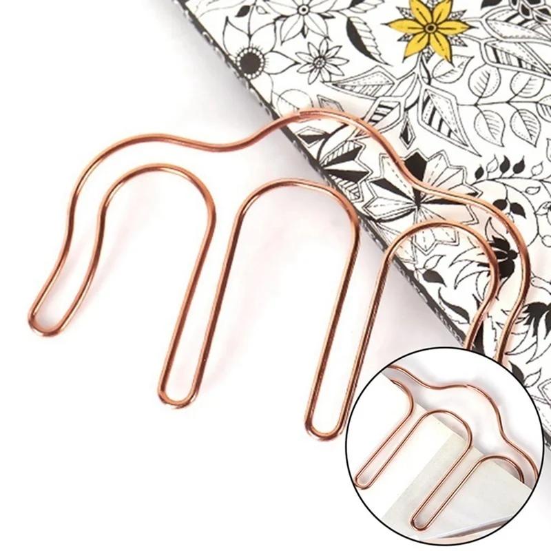 Novel Hollow Metal Music Piano Bookholder Bookmark Page Paper Clip Memo Clip School Office Stationery Bookmark