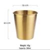 Shangqi Thickened 304 Stainless Steel Outdoor Portable Cup