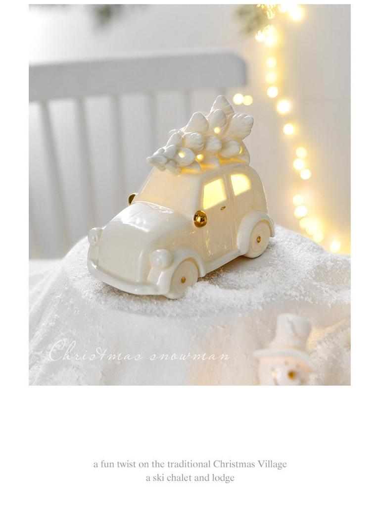 NUCHI Keramik Weihnachtsmann Glocke Weihnachtsdekorationen - Kleine Tischornamente