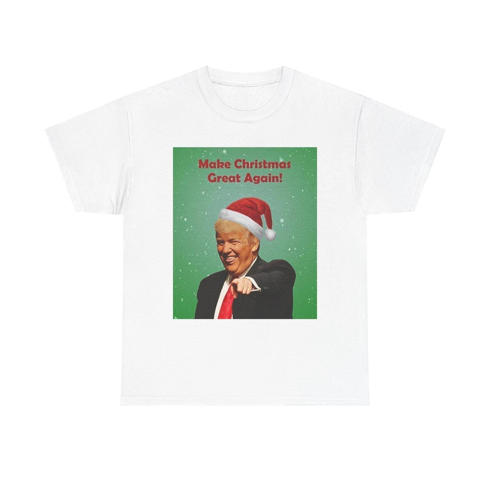 Men s and Women s T-shirts Trump Merry Christmas S