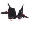 1Pc Bicycle Pump Nozzle Hose Adapter Double/Single Head Pumping Valve Converter