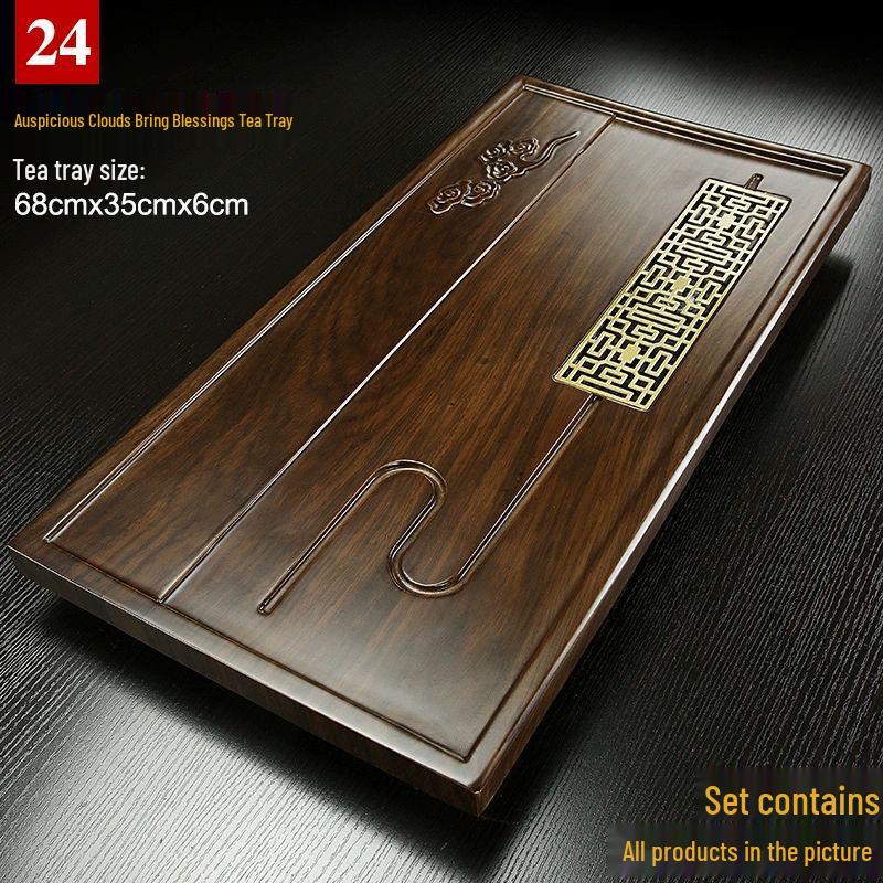 Nordic Light Luxury Ceramic Tea Set with Auto Water Supply