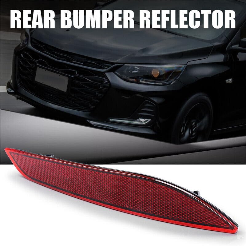 Pair Rear Bumper Reflector Light 84037296 84037297 Left Right Side for Chevrolet Cruze 2016 2017 2018 2019 (Left+Right Side)