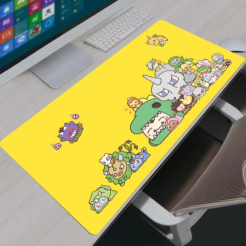 Mouse Pad Kawaii Cute XXL Keyboard Rug Laptop Gaming Accessories Anime Pokemon Mousepad Office Computer Gamer Cabinet Desk Mat