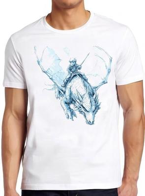 A Boy Riding A Dragon Sketch Humorous Hilarious Funny Gift Tee T Shirt 2237