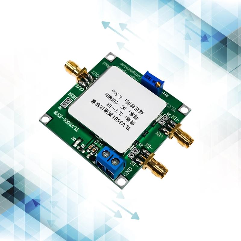 Modulul comparator de tensiuni de mare viteză de 4,5 Ns compară sinusoidal cu undele pătrate de la șină la șină