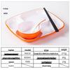 Melamine Divided Meal Tray: Food-Grade 4/6 Grid for Fast Food & Buffets