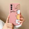 Case For Samsung Galaxy M14 M23 F23 M33 M53 Back Cover Cute Trendy Soft Liquid Silicone Camera Protection Anti Drop Phone Cases