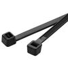 Black Nylon Cable Ties - Various Sizes (3x100, 4x150, 5x250, and 8x400) Binding Straps