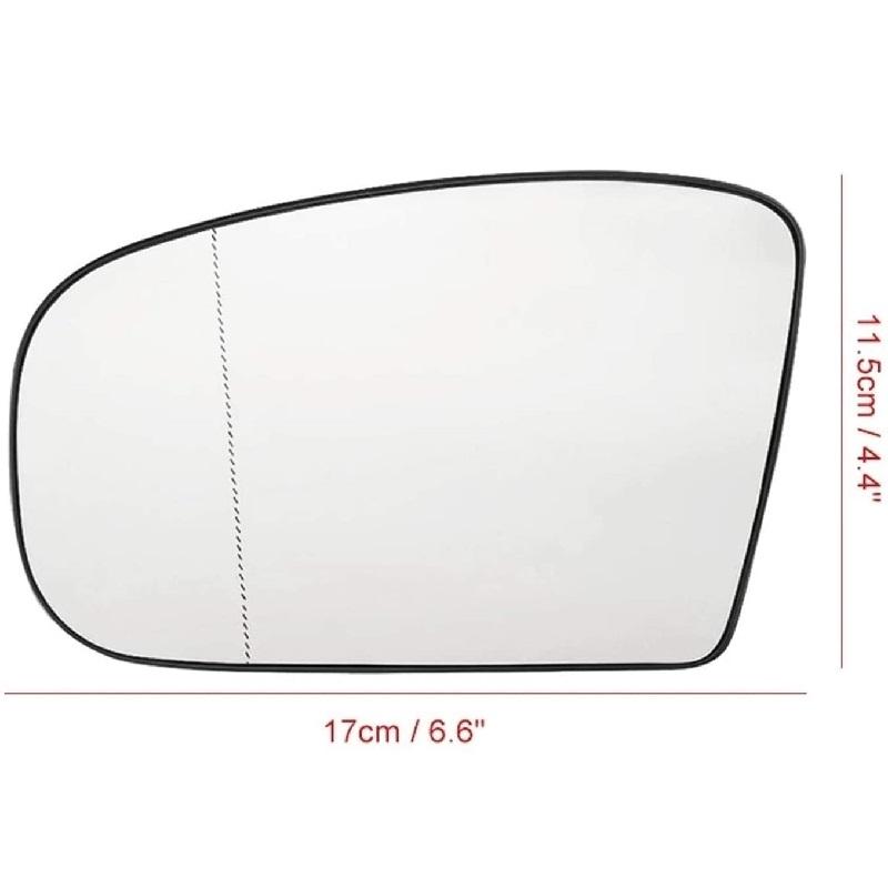 Car Side Rearview Heated Mirror Glass Left Right For Mercedes Benz S Class W220 1998 1999 2000 2001 2002 2208100321 2208100421