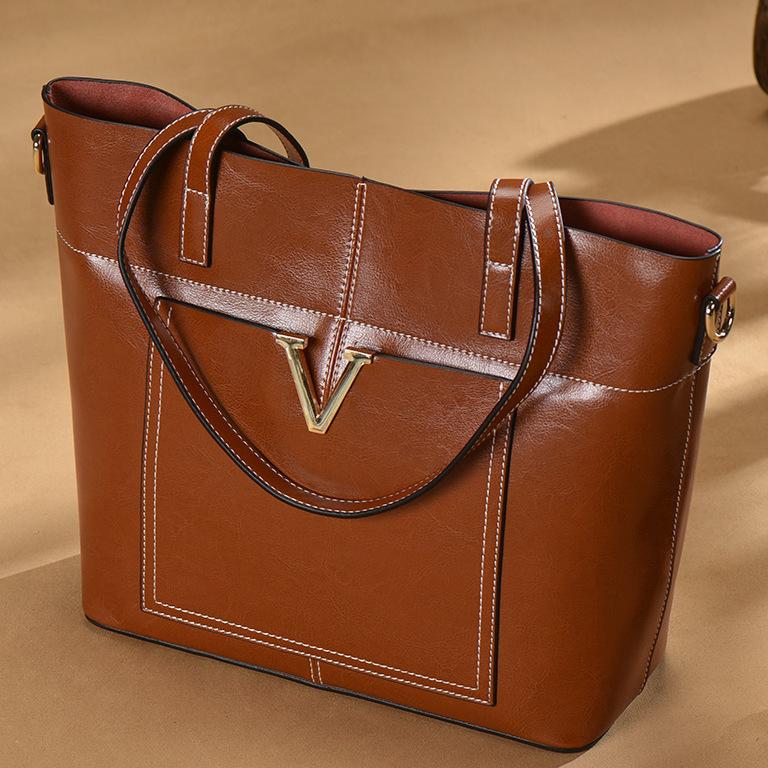 Neue Damenhandtasche Tragetasche Große Kapazität Vielseitig Tragbar Umhängetasche Schultertasche