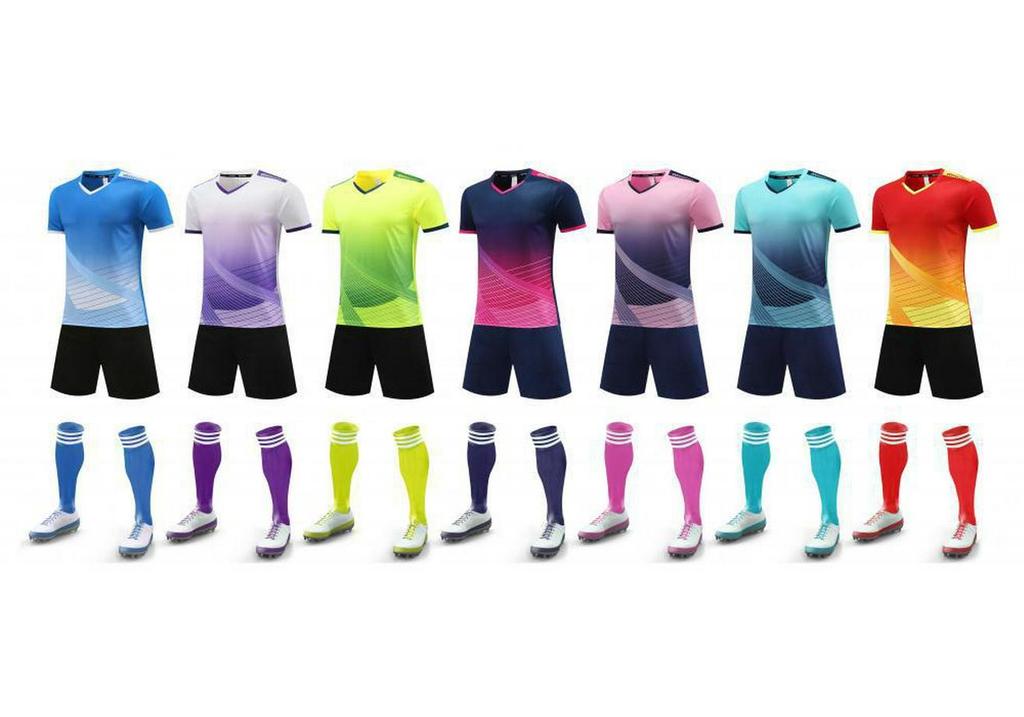 Unisex Summer Sports Team Training Uniform - Loose Short Sleeve Football Suit