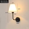 E27 American fabric wall lamp simple hotel room interior decor lighting living room corridor aisle bedroom bedside wall light