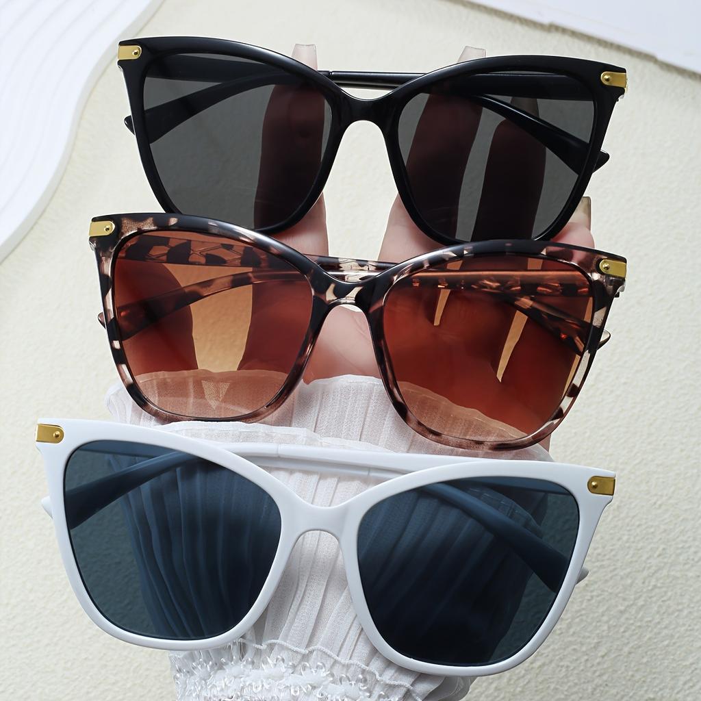 Vintage Cat Eye Sunglasses Women Luxury Designer Cateye Sun Glasses for Ladies New Fashion Square Sunglass Female Outdoor Travel