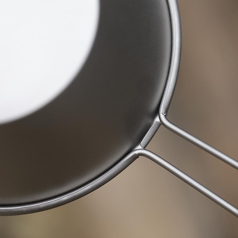 Tiartisan 260ml Titanium Camping Sierra Bowl With Fixed Handle Outdoor Picnic Ultralight Portable Salad Meal Bowl Food Container