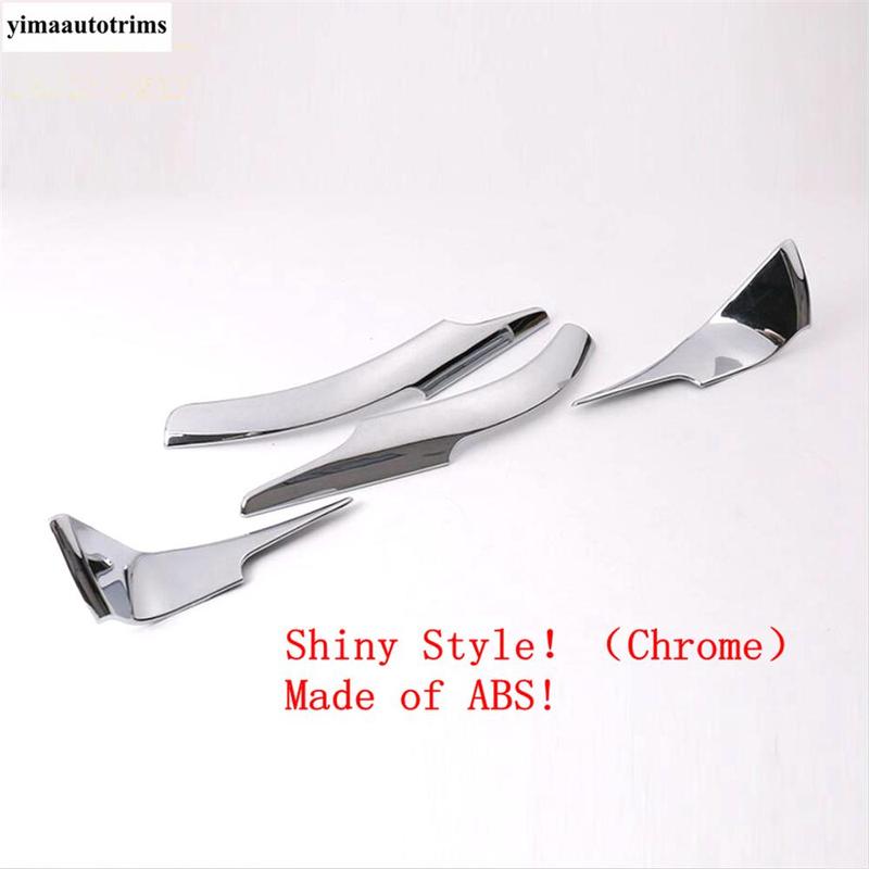 Side Door Rearview Mirror Rubbing Strip Decoration Sequ Cover Trim For Jeep Compass 2017 - 2024 Chrome Accessories Exterior