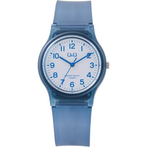 Citizen Q&Q Watch (Q&Q.co.jp Exclusive) Analog, 10 ATM Water Resistance, Urethane Strap, V06A-519VK, Blue