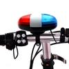 Zvoněk na kolo 6 LED 4 Tóny Houkačka na kolo LED Varování Policejní světlo na kolo Elektrická houkačka Siréna Dětské Dětské Kolo Skútr Cyklistická lampa