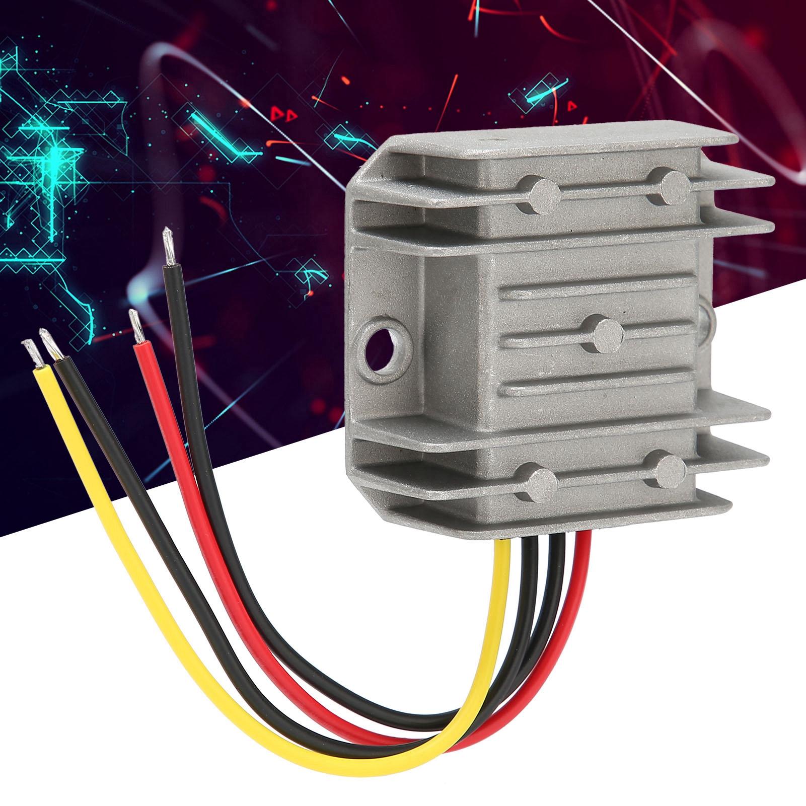 Convertisseur de Puissance Élévateur de Tension 12V vers 24V 3A 72W IP67 Surtension Automatique