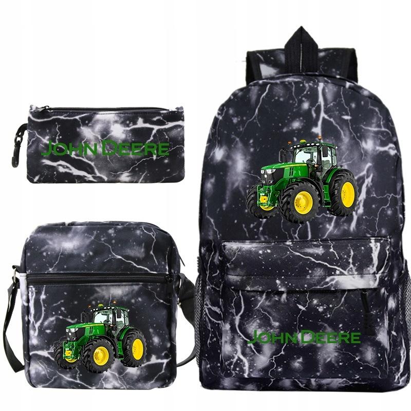 Primary And Secondary School Students Schoolbag Three-Piece Personalized Printing Children'S Backpack Large Capacity Shoulder Backpack Pencil Case