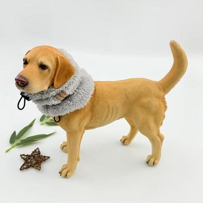 Warme Hundekopfbedeckung Verstellbar Verhindert Angst Haustier-Nackenschal Geräuschdämpfend Angstlinderung Welpen Schal für Kleine Mittlere Große Hunde