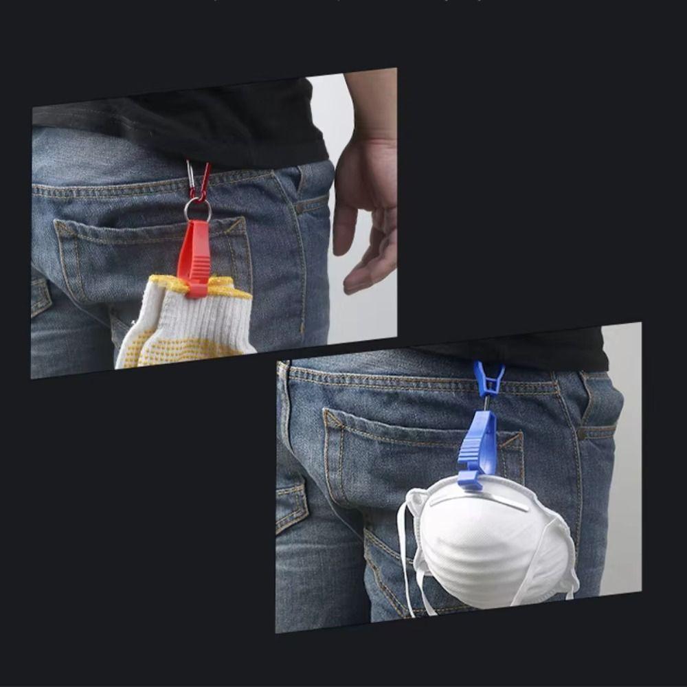 10pcs Safety Glove Holder Hanger Anti-lost Working Gloves Clips Portable Glove Grabber Clip  Worker